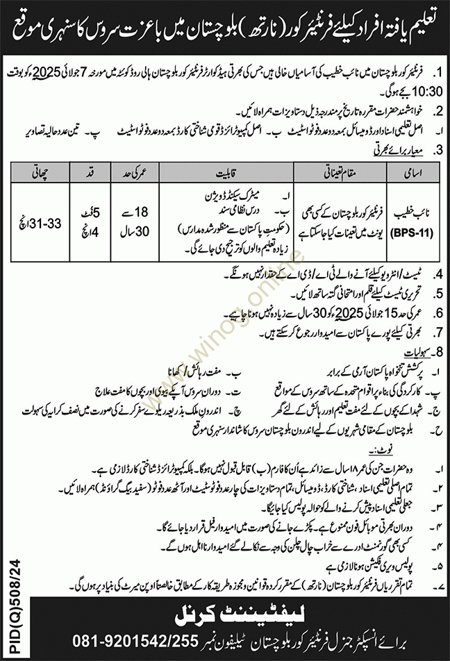 Naib Khatib Jobs 2025