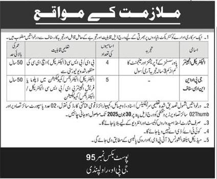 Rawalpindi Government Organization Jobs 2025